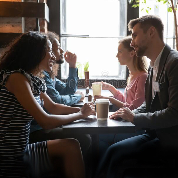 Seattle attendees of speed dating in Washington enjoying the event!